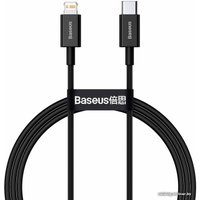 Кабель Baseus USB Type-C - Lightning CATLYS-A01 (1 м, черный)