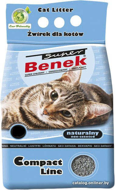 Наполнитель для туалета Super Benek Compact 5 л