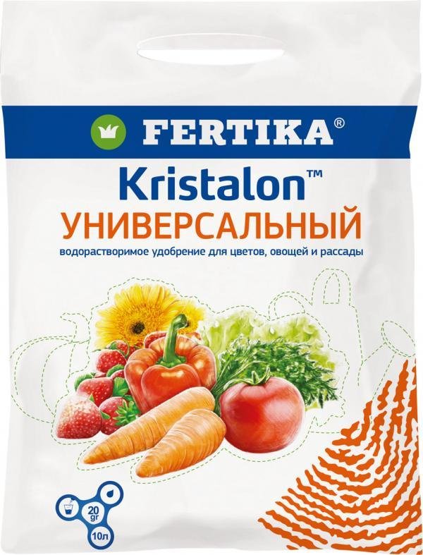 

Удобрение Fertika Кристалон универсальный NPK 18:16:21+3 MG+МИКРО 20 г