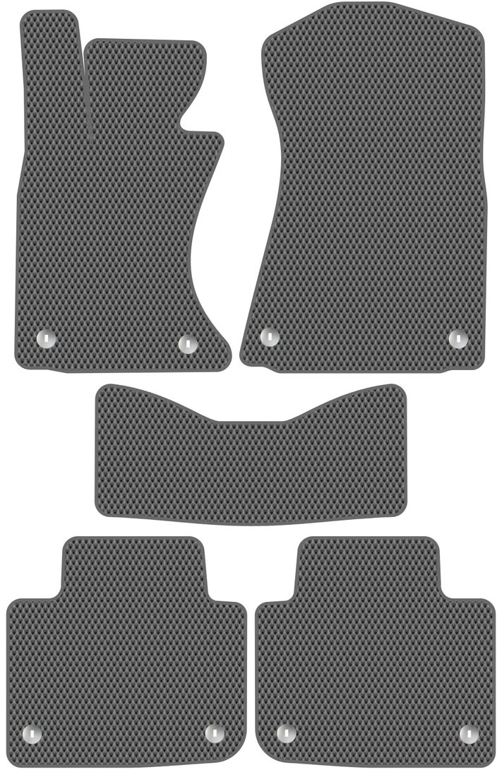 

Комплект ковриков для авто Alicosta Lexus GS350 IV (седан / L10) 2011 - 2016 (серый, ромб)