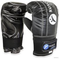Тренировочные перчатки Rusco Sport к/з (S, черный)