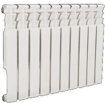 

Алюминиевый радиатор SAS S500B10 (10 секций)