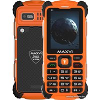 Кнопочный телефон Maxvi R1 (оранжевый)