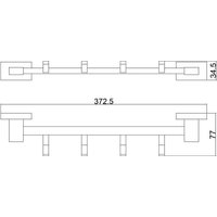 Крючок для ванны Belz B90315-4 (4 шт)