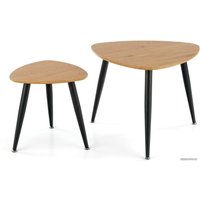 Журнальный столик Halmar Nicea 2 (дуб золотой/черный)