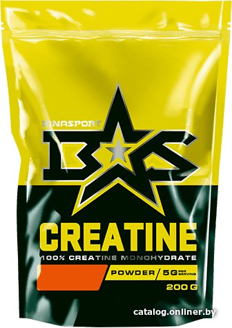 Моногидрат креатина Binasport Creatine (200г, черная смородина)