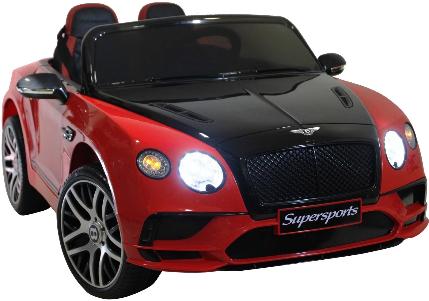 

Электромобиль RiverToys Bentley Continental Supersports JE1155 (красный/черный)
