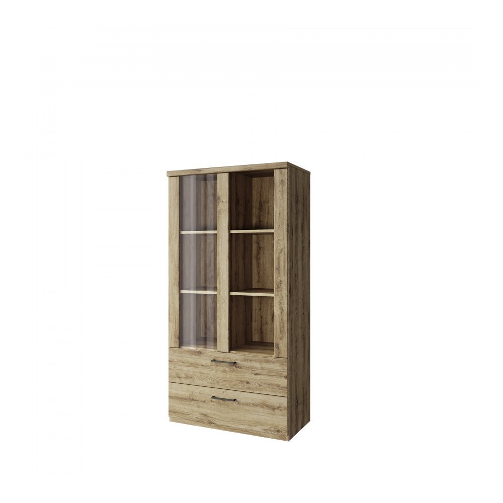 

Шкаф-витрина Anrex Doorset 1V2S3N (дуб наварра)
