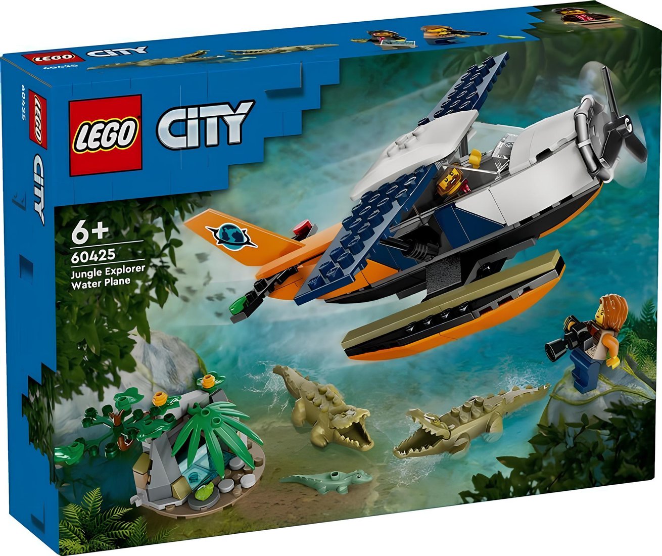 

Конструктор LEGO City 60425 Исследование джунглей: Гидроплан
