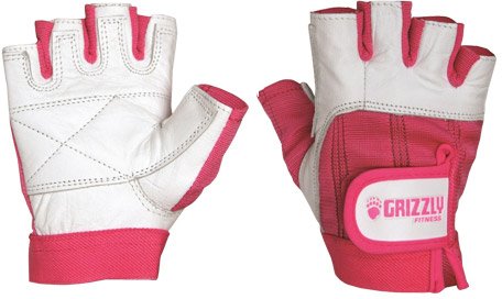 

Перчатки для фитнеса Grizzly Fitness Training Gloves (XS, белый/розовый)