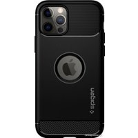 Чехол для телефона Spigen Rugged Armor для iPhone 12/iPhone 12 Pro ACS01700 (черный)