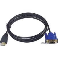 Кабель KS-IS KS-440 HDMI - VGA (1.8 м, черный)