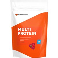 Протеин сывороточный (изолят) Pureprotein Multi Protein (1000 г, малина)