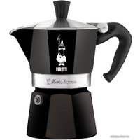 Гейзерная кофеварка Bialetti Moka Express (3 порции, черный)
