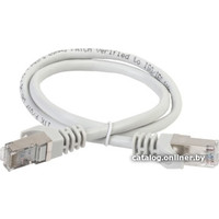 Кабель ITK RJ45 - RJ45 PC01-C5EF-1M (1 м, серый)