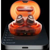 Наушники SteelSeries Arctis GameBuds (для PlayStation, оранжевый)
