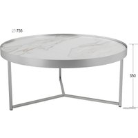 Журнальный столик Калифорния мебель Ориндж (калакатта/хром)