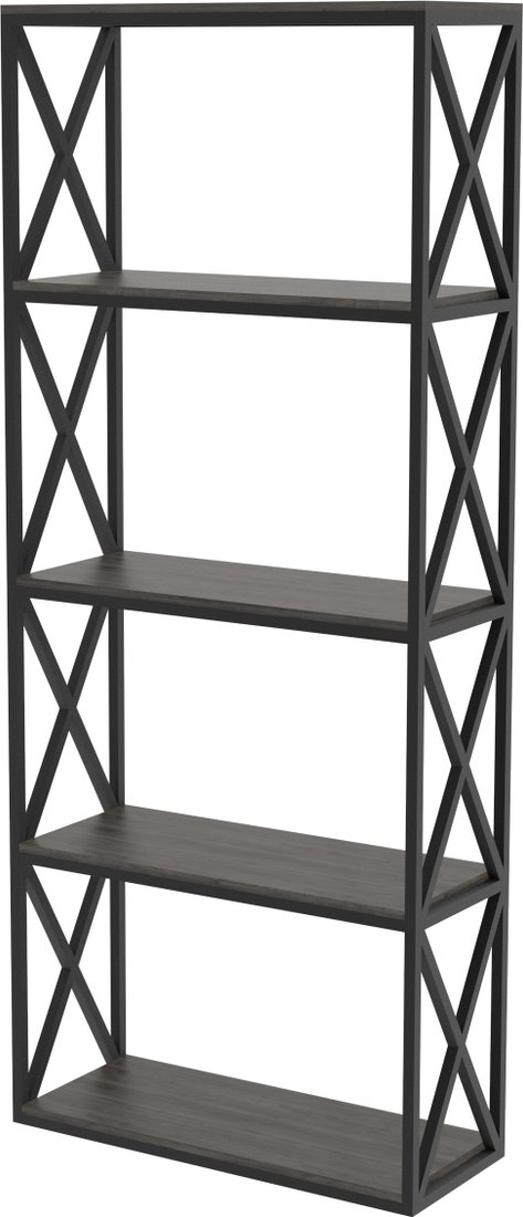 

Стеллаж TMB Loft Саймон Сосна 60x40x160 (эбеновое дерево)
