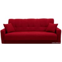 Диван Луховицкая Мебельная Фабрика Астра (бордовый, боннель)