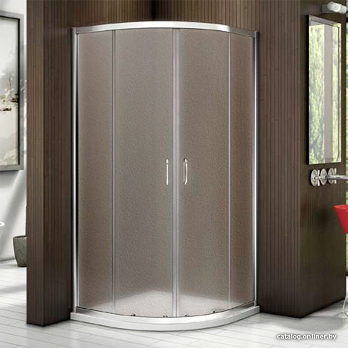 Душевой уголок Good Door Latte R 80x80 (матовое стекло) [Latte R-80-G-WE]