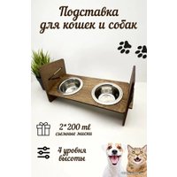 Миски на подставке Lazer_bobr Регулируемая подставка для мисок кошек и собак