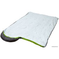 Спальный мешок Acamper Hygge 2x200г/м2 (левая молния, зеленый/черный)