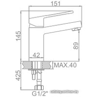 Смеситель Ledeme L1067