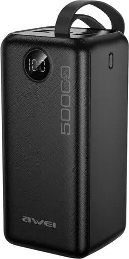 Внешний аккумулятор Awei P36K 50000mAh (черный)