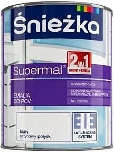 Эмаль Sniezka Supermal для ПВХ 0.75 л (белый)