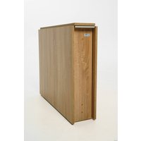 Стол-книга Stoloff Мечта 1600x850 (дуб сонома, опоры складные, углы прямые с роликами и ручками)