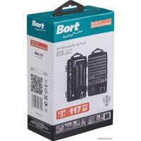 Набор отвертка с битами и головками Bort BTK-117 (117 предметов)