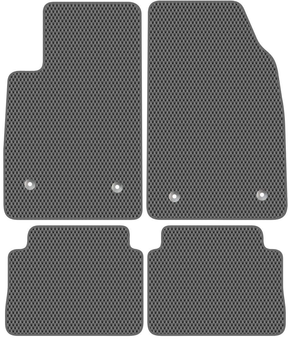 

Комплект ковриков для авто Alicosta Opel Vectra (универсал, седан / C) 2002 - 2008 (серый, ромб)