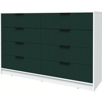 Комод Интерлиния Концепт Лайн КТ-К157 (белый платинум/изумруд)