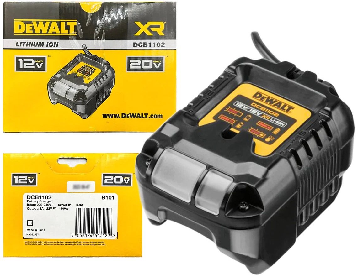 

Зарядное устройство DeWalt DCB1102 (12/18В)