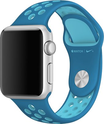 Apple Nike 38 мм (голубая орбита/гамма-синий) [MQ2N2]