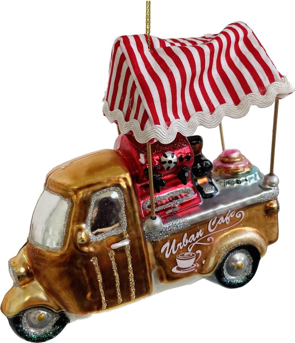 

Елочная игрушка Shishi Кофейный грузовик 60282 (18 см)