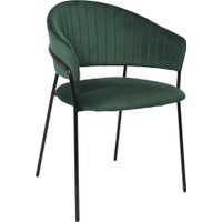 Стул с подлокотниками Алвест AV 433 (изумрудный бархат H-30/черный)