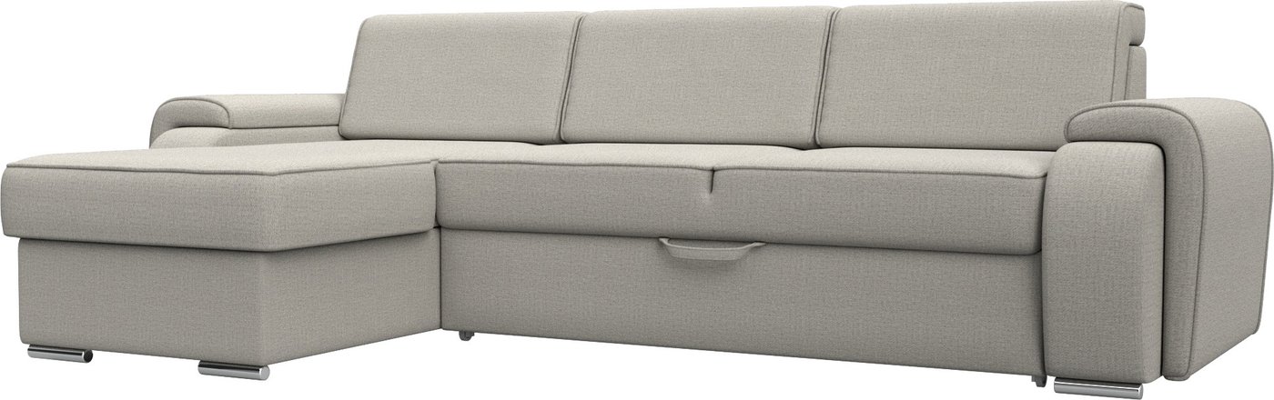 

Угловой диван Лига диванов Лига-025 левый 122887L (рогожка амур бежевый)