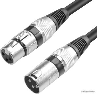 Кабель USBTOP XLR - XLR (3 м, черный)