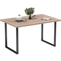 Кухонный стол Mio Tesoro Tako 120x66 (дуб сонома/черный)