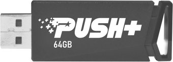 USB Flash Patriot Push+ 64GB (черный)