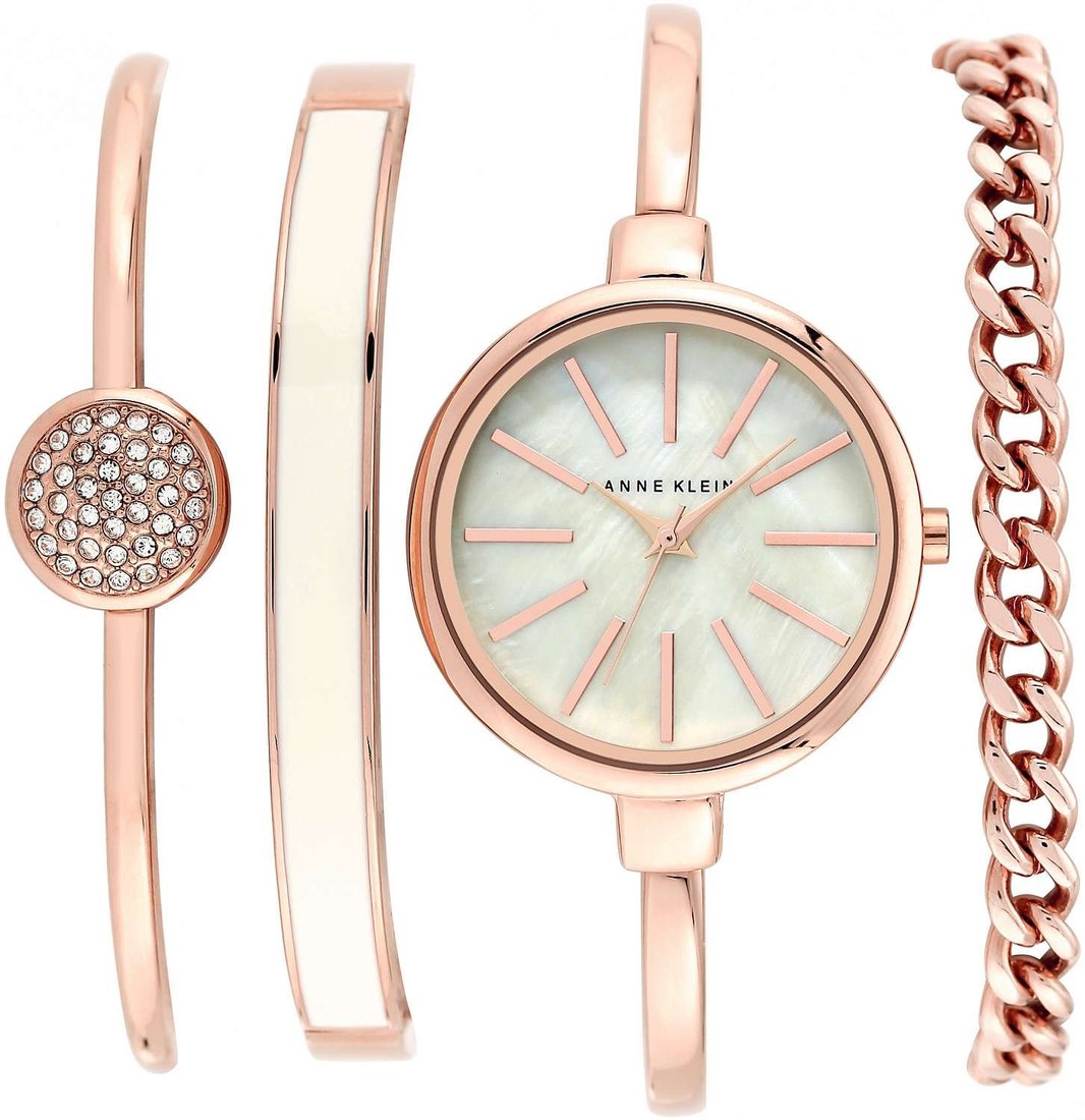 

Наручные часы с украшением Anne Klein 1470RGST