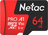 P500 Extreme Pro 64GB NT02P500PRO-064G-R + адаптер