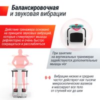 Виброплатформа Unixfit Improve 2 in 1 (серебристый)