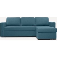 Угловой диван Divan Порту Textile Ocean 209234 (голубой)