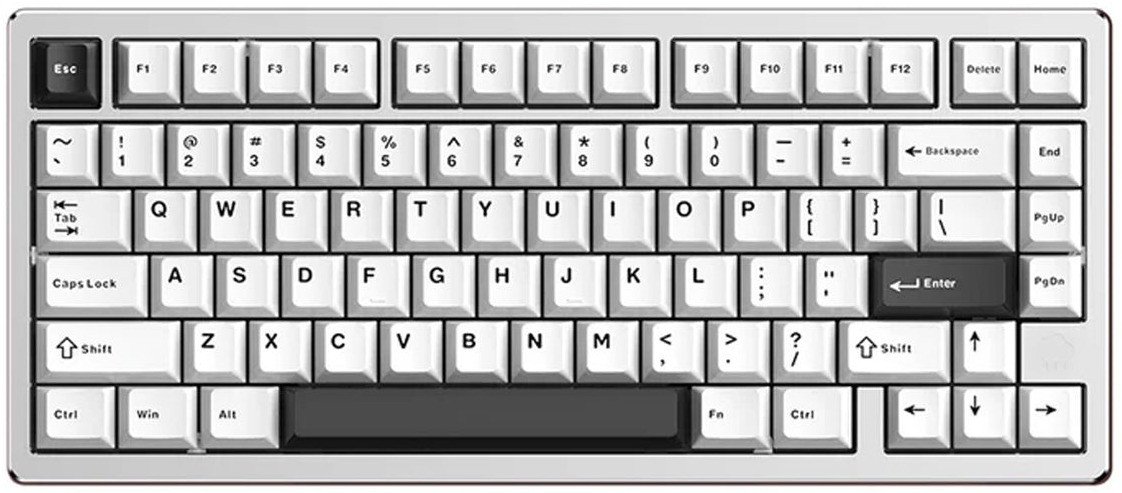 Клавиатура Wobkeys Rainy75 Pro White (Kailh Cocoa, нет кириллицы)
