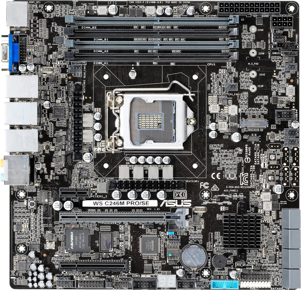 

Материнская плата ASUS WS C246M Pro/SE