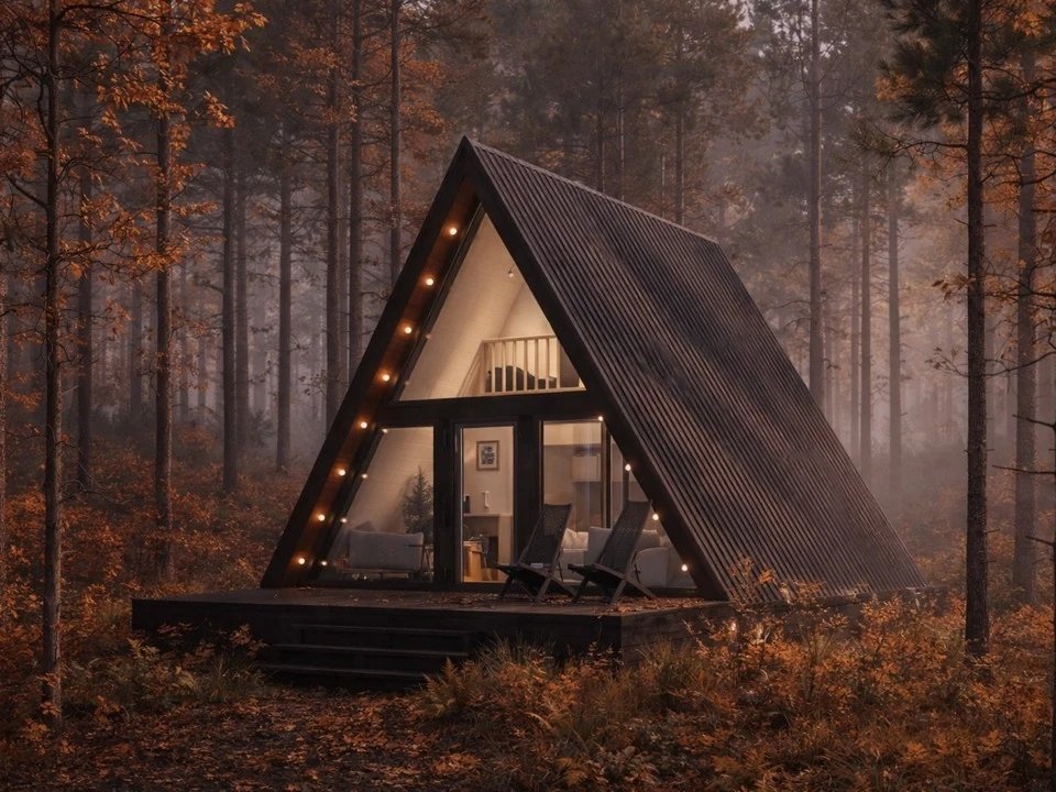 Дом Woods А-Фрейм 6х9