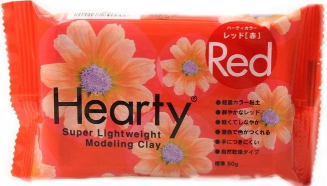 

Полимерная глина Padico Co Пластика Hearty 50 г red 303154