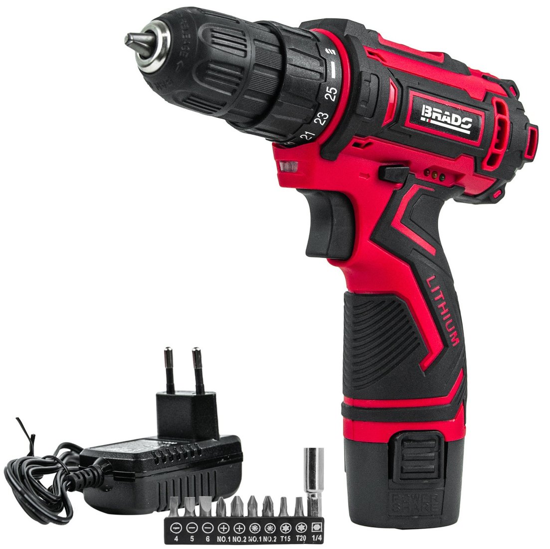 

Дрель-шуруповерт Brado DF410B (с 1-им АКБ)